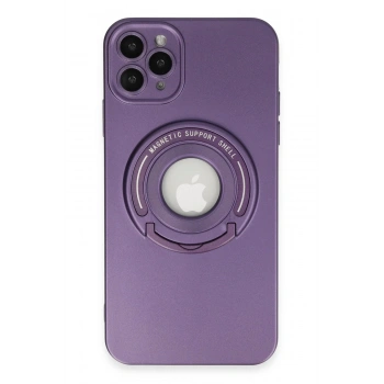 iPhone 12 Pro Kılıf Lukka Magneticsafe Kapak - Derin Mor