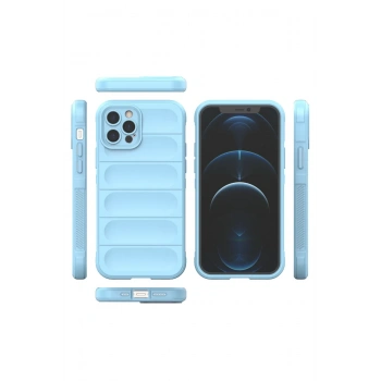 iPhone 12 Pro Kılıf Optimum Silikon - Sky Blue