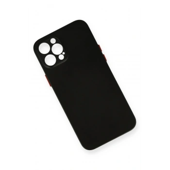 iPhone 12 Pro Kılıf PP Ultra İnce Kapak - Siyah