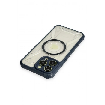 iPhone 12 Pro Kılıf Prag Magneticsafe Kapak - Lacivert