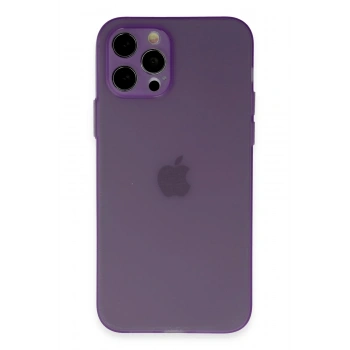 iPhone 12 Pro Kılıf Puma Silikon - Koyu Mor