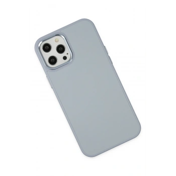 iPhone 12 Pro Max Kılıf Asya Deri Silikon - Sierra Blue