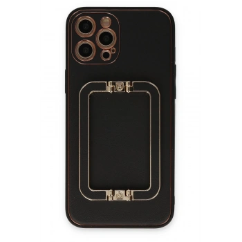 iPhone 12 Pro Max Kılıf Coco Elit Kapak - Siyah