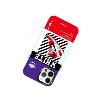 iPhone 12 Pro Max Kılıf Estoril Desenli Kapak - Estoril - 12