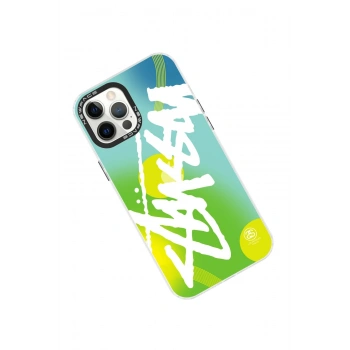 iPhone 12 Pro Max Kılıf Estoril Desenli Kapak - Estoril - 2