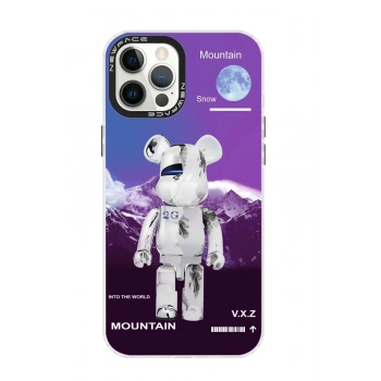 iPhone 12 Pro Max Kılıf Estoril Desenli Kapak - Estoril - 8