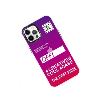 iPhone 12 Pro Max Kılıf Estoril Desenli Kapak - Estoril - 9