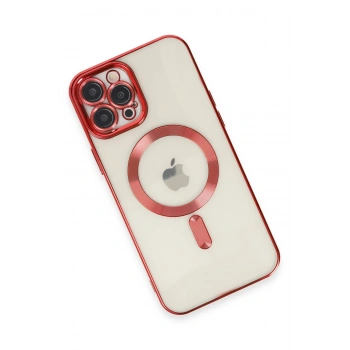 iPhone 12 Pro Max Kılıf Kross Magneticsafe Kapak - Kırmızı