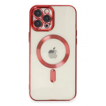 iPhone 12 Pro Max Kılıf Kross Magneticsafe Kapak - Kırmızı