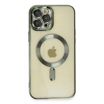 iPhone 12 Pro Max Kılıf Kross Magneticsafe Kapak - Koyu Yeşil