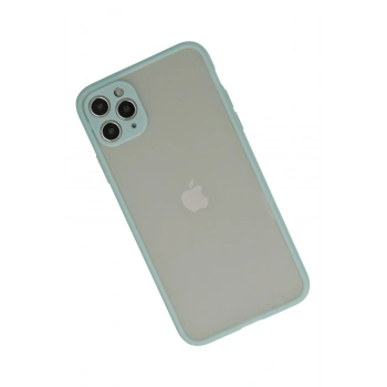 iPhone 12 Pro Max Kılıf Montreal Silikon Kapak - Turkuaz