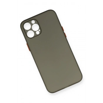iPhone 12 Pro Max Kılıf PP Ultra İnce Kapak - Gri