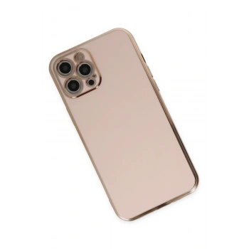iPhone 12 Pro Max Kılıf Volet Silikon - Pembe