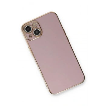 iPhone 13 Kılıf Volet Silikon - Mor