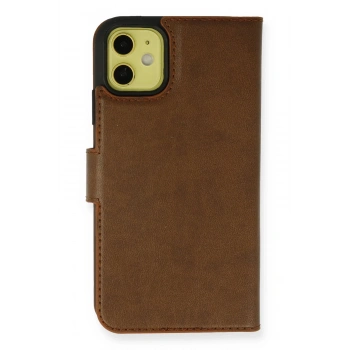 iPhone 13 Mini Kılıf Trend S Plus Kapaklı Kılıf - Taba