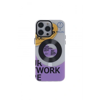 iPhone 13 Pro Kılıf Apollo Magneticsafe Desenli Kapak - Apollo Şeffaf - 6