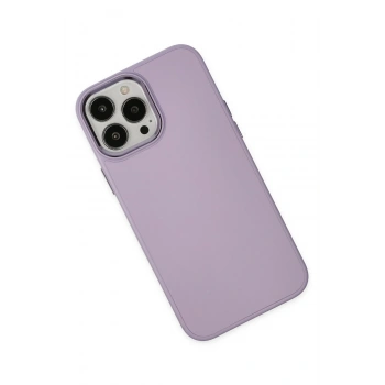 iPhone 13 Pro Kılıf Asya Deri Silikon - Lila