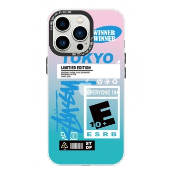 iPhone 13 Pro Kılıf Estoril Desenli Kapak - Estoril - 1