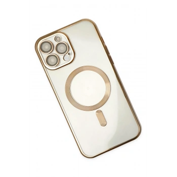 iPhone 13 Pro Kılıf Kross Magneticsafe Kapak - Gold