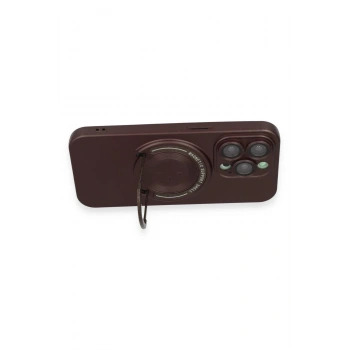 iPhone 13 Pro Kılıf Lukka Magneticsafe Kapak - Kahverengi