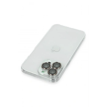 iPhone 13 Pro Kılıf Luko Lens Silikon - Gold