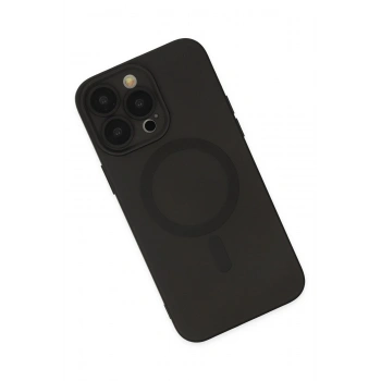 iPhone 13 Pro Kılıf Moshi Lens Magneticsafe Silikon - Siyah