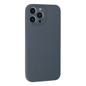 iPhone 13 Pro Kılıf Nano içi Kadife Silikon - Gri