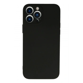 iPhone 13 Pro Kılıf Nano içi Kadife Silikon - Siyah