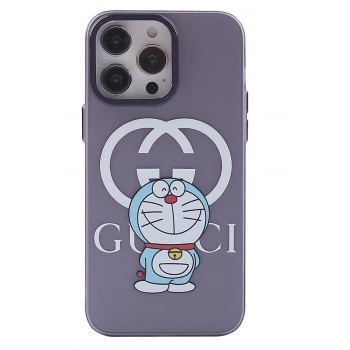 iPhone 13 Pro Kılıf Prada Desenli Kapak - Prada Mor - 3