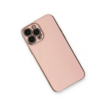 iPhone 13 Pro Kılıf Volet Silikon - Pembe
