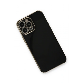 iPhone 13 Pro Kılıf Volet Silikon - Siyah