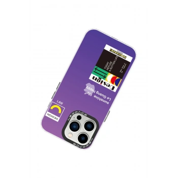 iPhone 13 Pro Max Kılıf Estoril Desenli Kapak - Estoril - 4