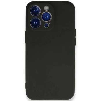 iPhone 13 Pro Max Kılıf First Silikon - Siyah
