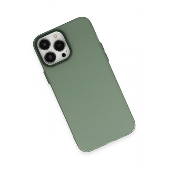 iPhone 13 Pro Max Kılıf Modos Metal Kapak - Koyu Yeşil