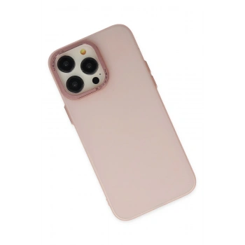 iPhone 13 Pro Max Kılıf Modos Metal Kapak - Pembe