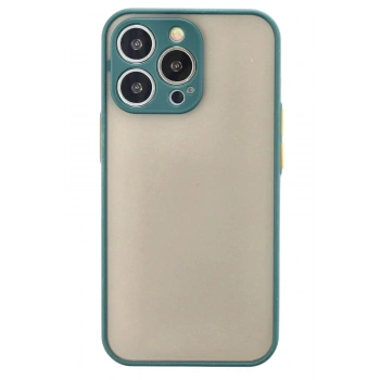 iPhone 13 Pro Max Kılıf Montreal Silikon Kapak - Yeşil