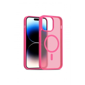 iPhone 14 Jota Magsafe Kapak - Rose