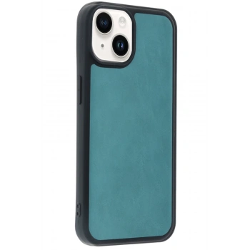 iPhone 14 Kılıf Aras Deri Kapak - Açık Yeşil