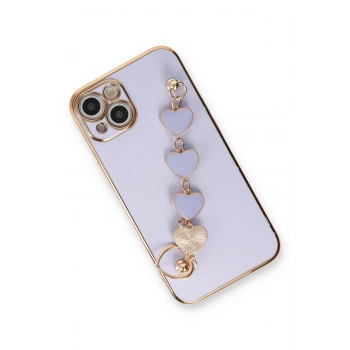 iPhone 14 Kılıf Esila Silikon - Lila