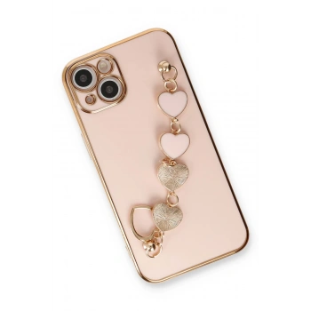 iPhone 14 Kılıf Esila Silikon - Pudra