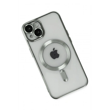 iPhone 14 Kılıf Kross Magneticsafe Kapak - Gümüş
