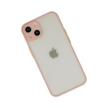 iPhone 14 Kılıf Montreal Silikon Kapak - Pembe