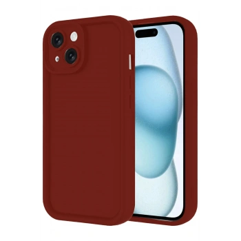 iPhone 14 Kılıf Viera Silikon - Bordo