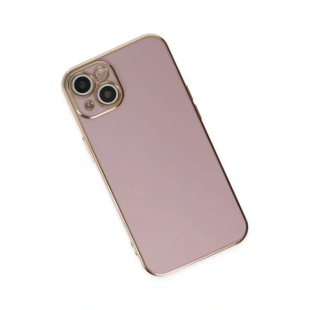 iPhone 14 Kılıf Volet Silikon - Mor