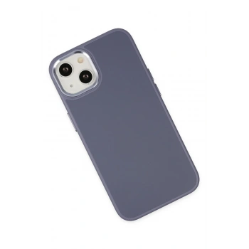 iPhone 14 Plus Kılıf Asya Deri Silikon - Mor