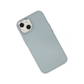 iPhone 14 Plus Kılıf Asya Deri Silikon - Sierra Blue