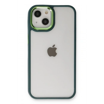 iPhone 14 Plus Kılıf Dora Kapak - Haki Yeşil