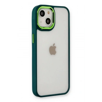 iPhone 14 Plus Kılıf Dora Kapak - Haki Yeşil