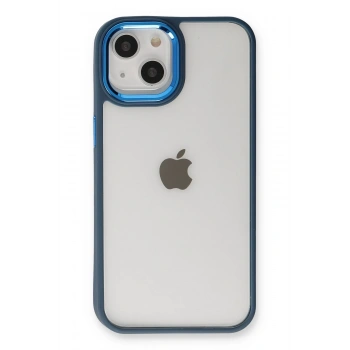 iPhone 14 Plus Kılıf Dora Kapak - Mavi