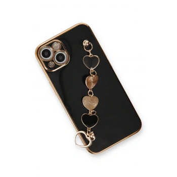 iPhone 14 Plus Kılıf Esila Silikon - Siyah